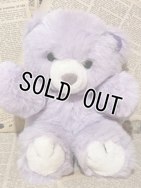 画像1: Purple Bear/Plush(90s/20cm) CD-013 (1)