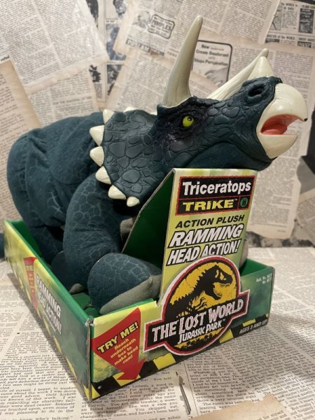 画像1: The Lost World/Plush Puppet(Triceratops/with box) MO-178 (1)