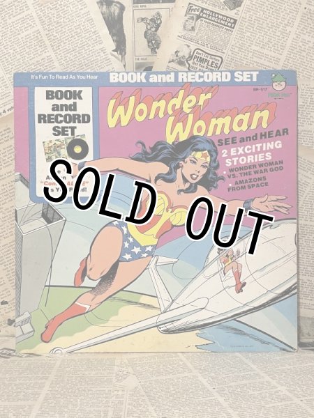 画像1: Wonder Woman/Book and LP Record set(1977) RE-024 (1)