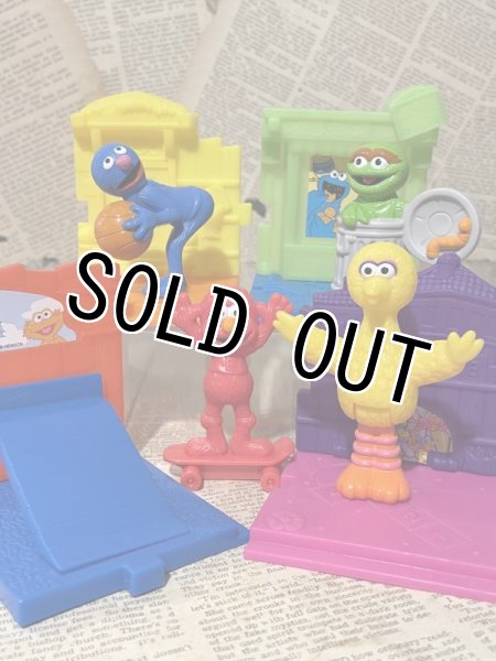 画像1: Sesame Street/Meal Toy set(90s/Aus) JH-082 (1)