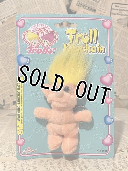 画像1: Troll/Plush Keychain(90s/Yellow) CD-074 (1)