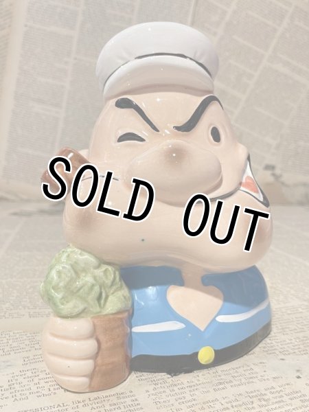 画像1: Popeye/Ceramic Coinbank(80s) CT-213 (1)