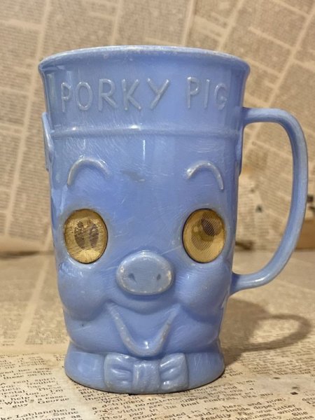 画像1: Porky Pig/Plastic Mug(60s) OC-139 (1)