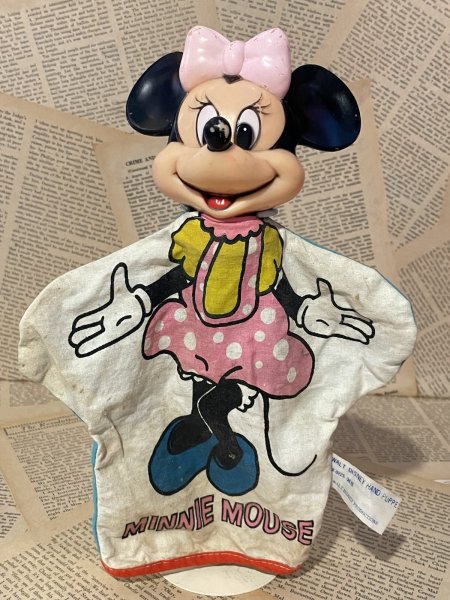 画像1: Minnie Mouse/Hand Puppet(70s) DI-515 (1)