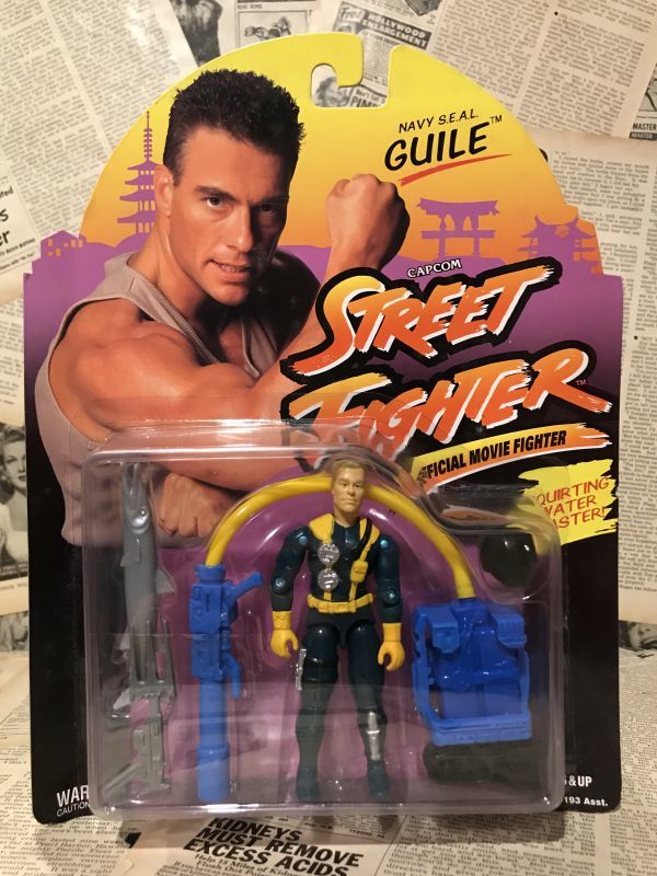 Street Fighter/Action Figure(NAVY S.E.A.L. Guile/MOC)