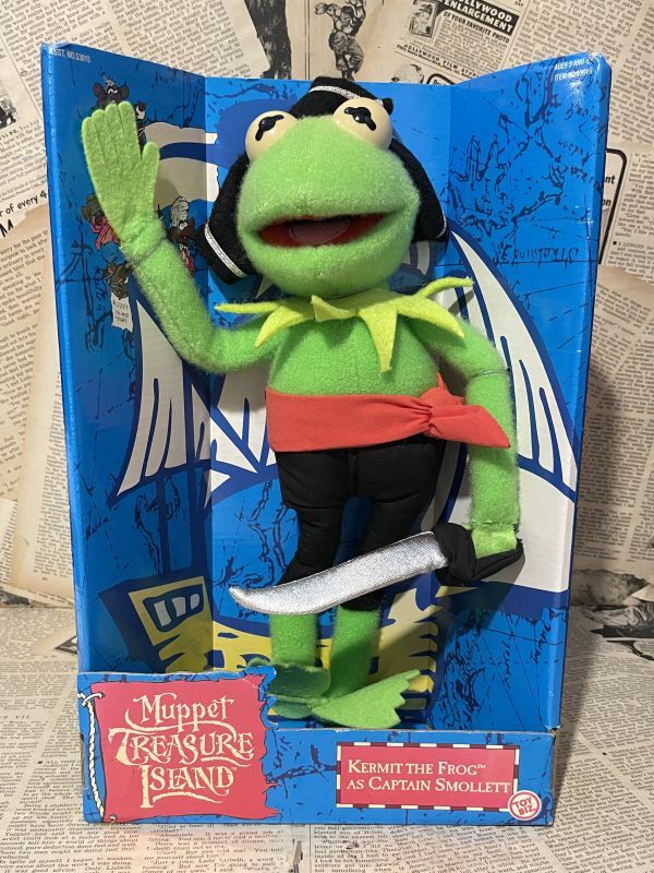 Kermit the Frog/Plush doll(90s/Treasure Island/MIB) JH-085 ...